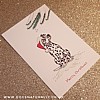 Dalmatian Christmas Card (Flitter)